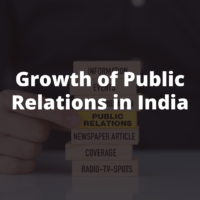 growth of public relations in India