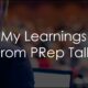 PRep Talk