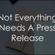 press release