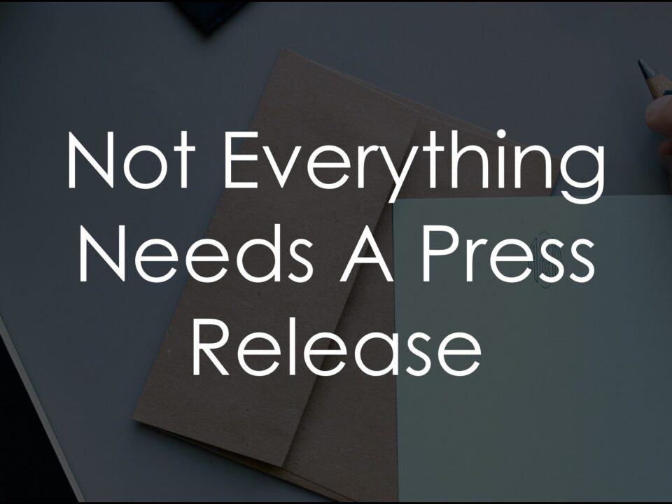 press release
