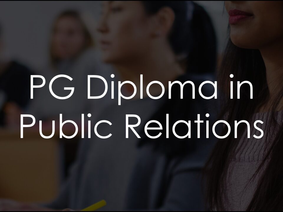 Post Graduate Diploma in Public Relations