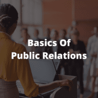 basics of public relations