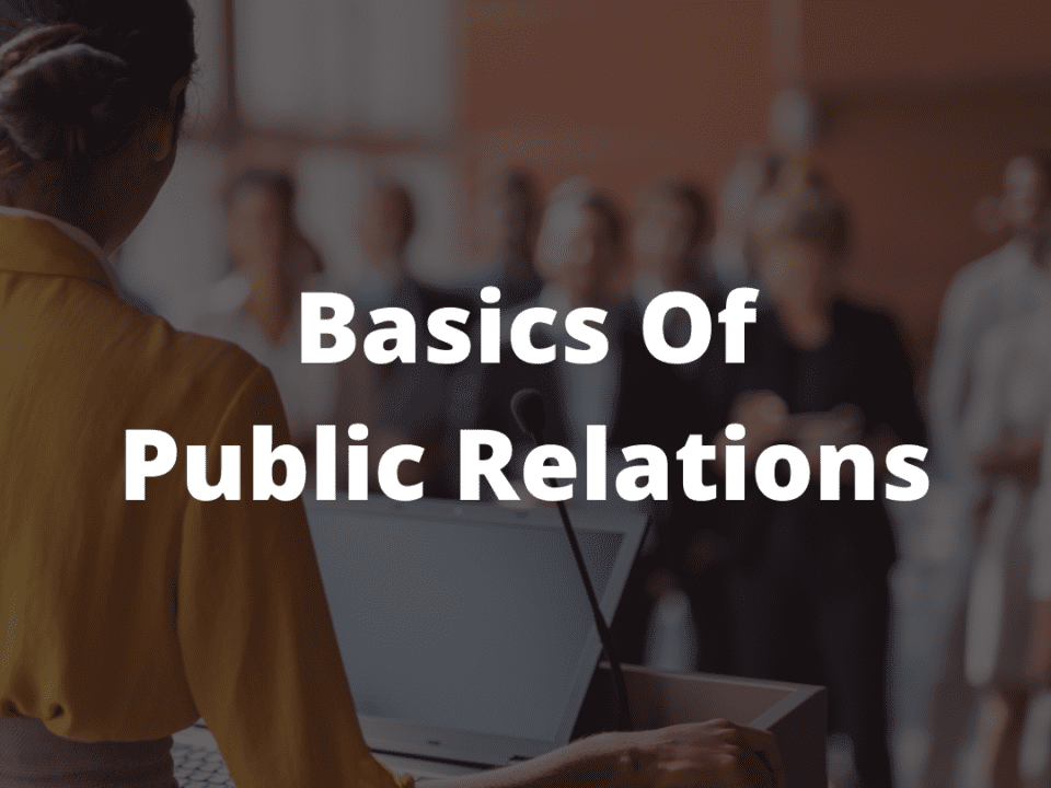 basics of public relations