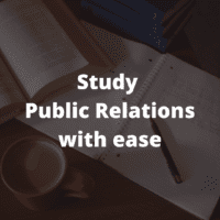studying public relations