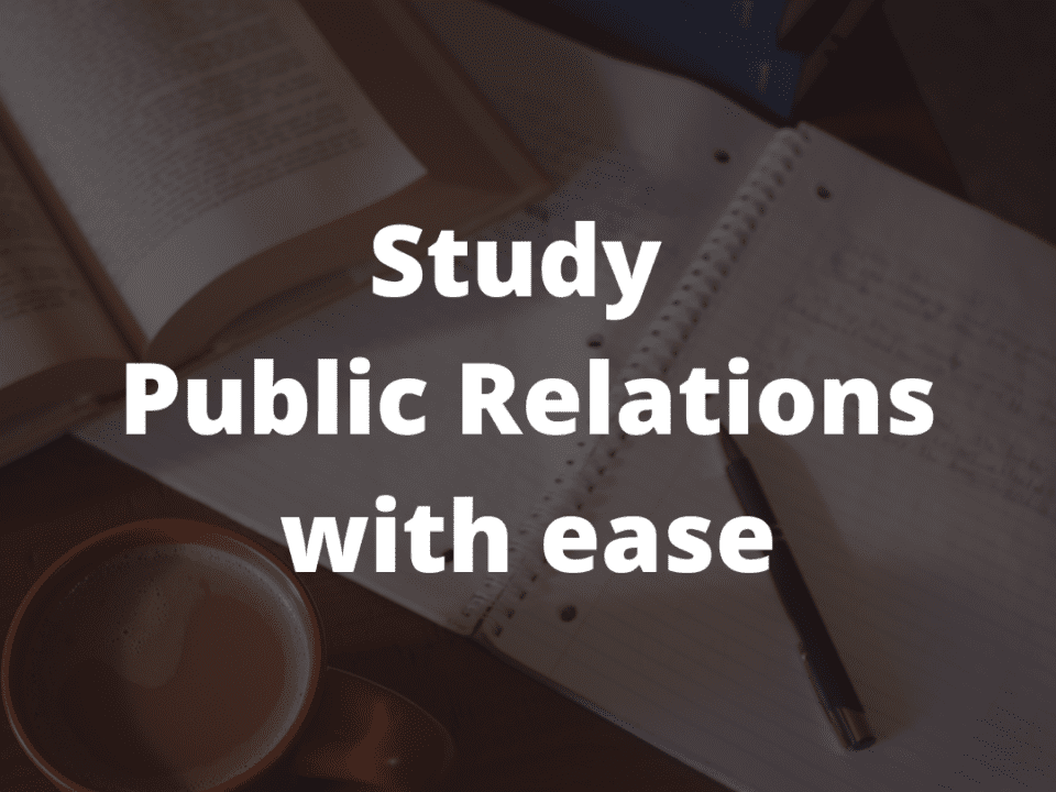 studying public relations