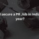 pr job in india in 2023