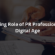 role of pr professionals