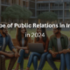 public relations scope in india in 2024