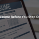 Build your resume before you step out of college